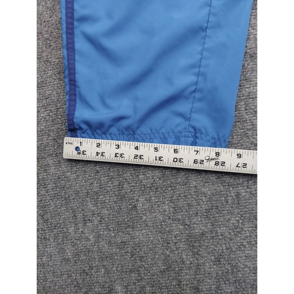 Vtg Adidas Track Suit Men Large Blue Windbreaker Pullover Jacket Pants Zip Ankle - Picture 6 of 16
